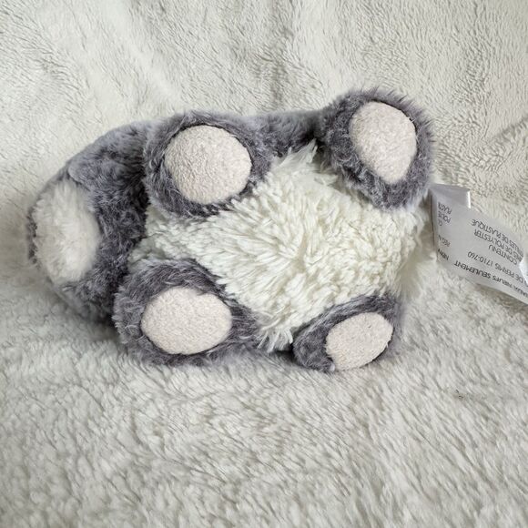 Animal Adventure Grey Baby Bunny Rabbit 7” Spring Easter Plush Toy - Picture 3 of 5